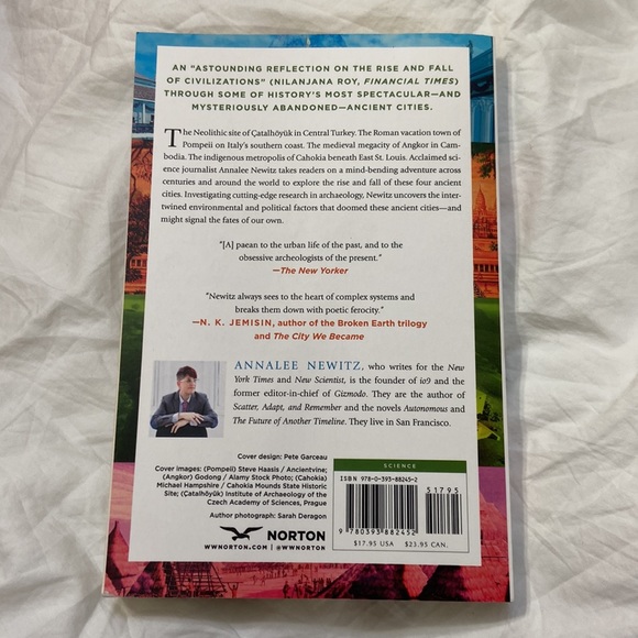 Four Lost Cities: A Secret History of the Urban Age by Annalee Newitz paperback. - Picture 2 of 7